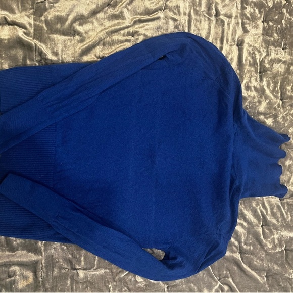 Everlane Quarter Zip Royal Blue Wool and Yak Blend Sweater (Size XS) - Picture 4 of 4